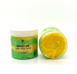 Lemon Lime Sugar Body Scrub - Omorose Natural Products