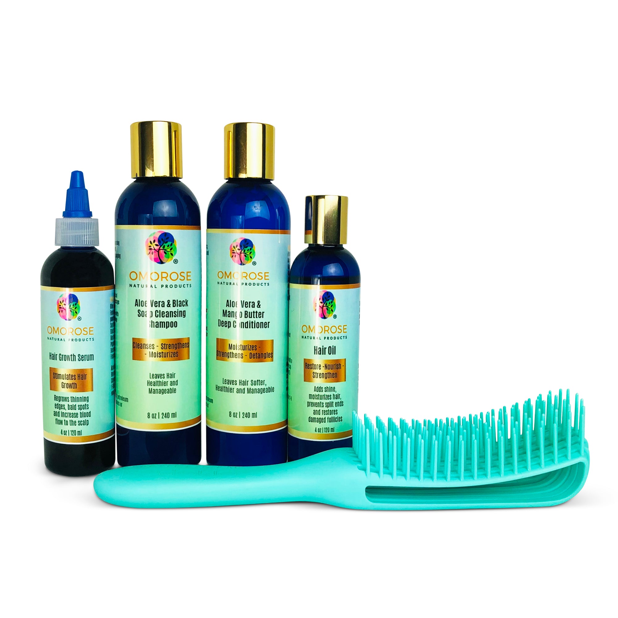 Curly Queen Kit- Boost & Grow - Omorose Natural Products